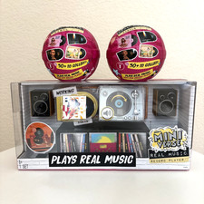 MGA's Miniverse Real Music Record Player 2 Blind Ball Capsules NIB 1st Edition