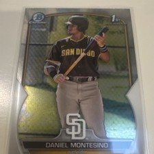 Bowman Chrome 1st Bowman Daniel Montesino #BCP-114 2023 Padres MLB
