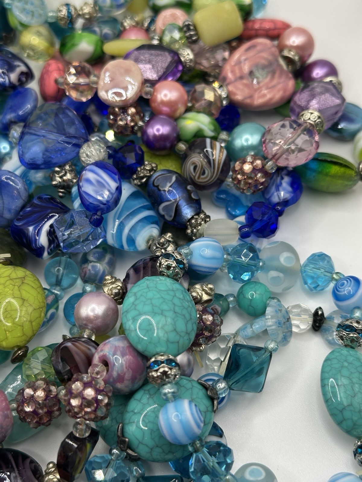 Large Bundle of Brackets: Various Colors and Beads See Pictures for Details