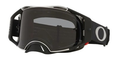 OAKLEY Airbrake MX Brille - Tuff Blocks Black Gunmetal Glas grau - OO7046-C3