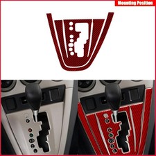 2x Red Carbon Fiber Gear Shift Panel Frame Cover Trim For Toyota Matrix 2009-14 2x Red Carbon Fiber Gear Shift Panel Frame Cover Trim For Toyota Matrix 2009-14