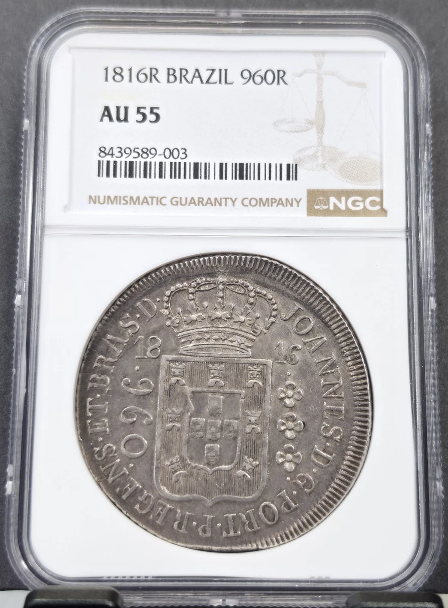 外国銀貨　ブラジル960R銀貨　1815年 Brazil 960 Reis KM 307.1 Prices & Values | NGC