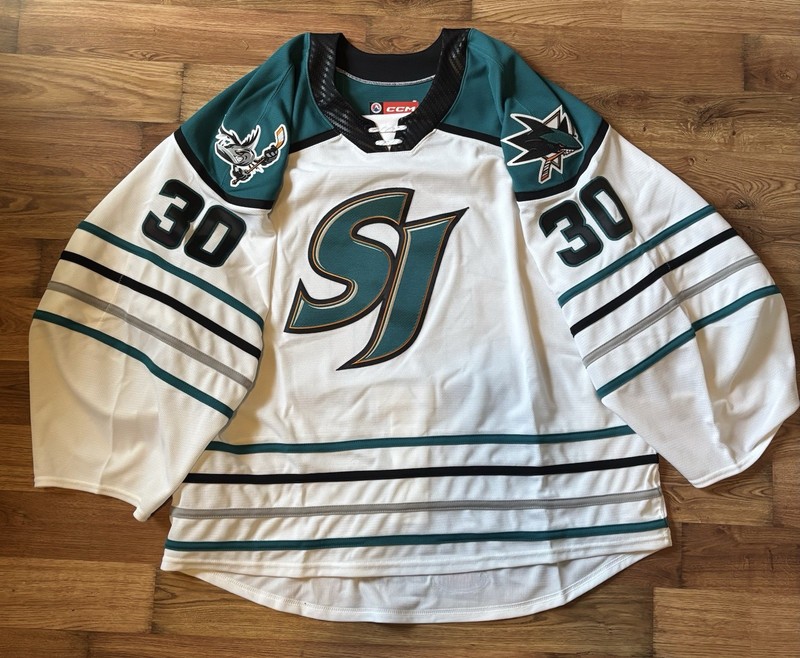 Yaroslav Askarov San Jose Barracuda Goalie Cut Jersey