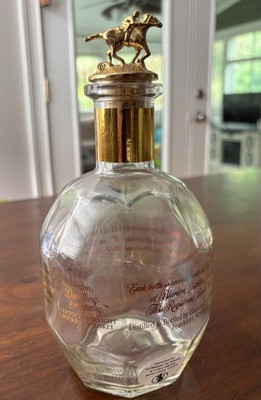 BLANTON'S EMPTY/UNRINSED Bourbon Bottle With  L  Stopper