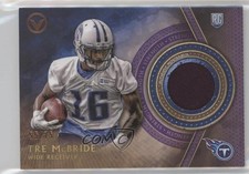 2015 Topps Valor Patch Strength 55/75 Tre McBride #VP-TM Patch 2u3