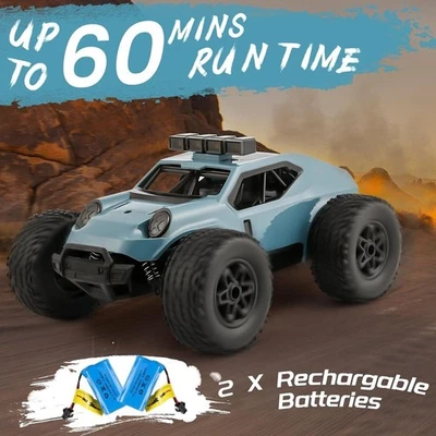 Remote Control Mini Monster Truck RC Car Off-Road Toy Set Gift for Children NEW - Image 1 of 4