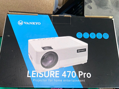 VANKYO Leisure 470 Pro 1080p LCD 16:9 Portable Projector HDMI USB White