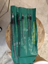 Greenlee 30758 Building Wire Junior Grip Set .25"-1.24" MISSING 1 PIECE Used Z10
