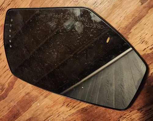 Used OEM 14-19 SIERRA SILVERADO Mirror Glass Heated Signal Spot Passenger Side