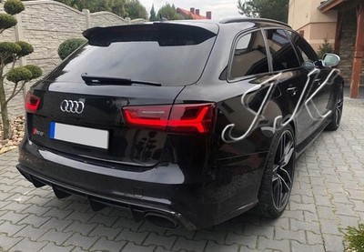Heckdiffusor für Audi A6 C7 (2011-2014) Limousine & Kombi / Avant - RS6 Look v2