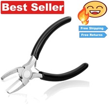Nylon Jaw Jewelry Pliers - Ergonomic Flat Nose Soft Grip for Precision Crafting