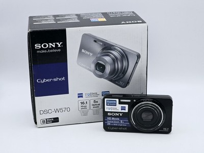 Sony Cybershot Kamera 16.1 MP - DSC-W570 schwarz schöner Zustand in OVP