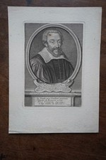 PIERRE BROUSSEL (1575-1654). PORTRAIT ENGRAVING 18th century COUNSELOR AU PARLemeNT