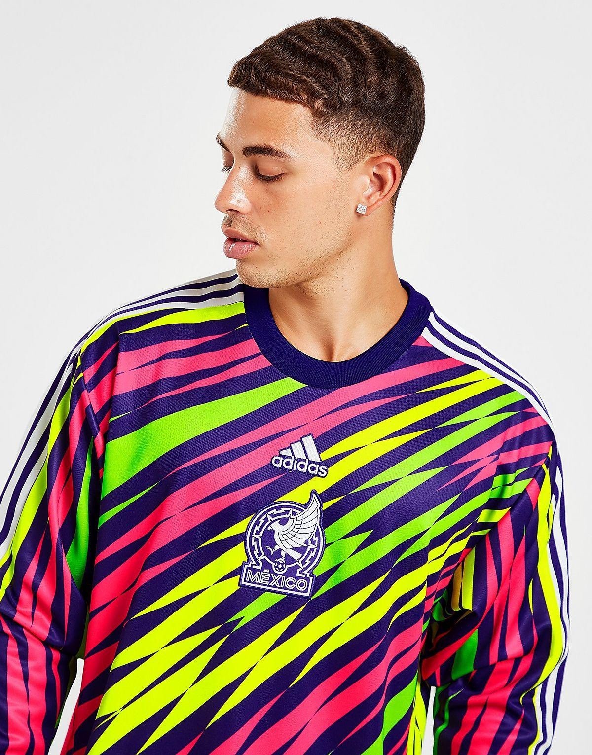 NWT ADIDAS MEXICO ICON GOALKEEPER JERSEY MEN'S JORGE CAMPOS TRIBUTE L