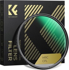 K F CONCEPT CPL 58mm Lens Filter Circular Polarizing HD 28 Multi-Layer Coated