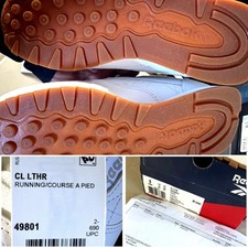 Reebok Classic Leather Women's Size 5 White Gum New with Tags in Box