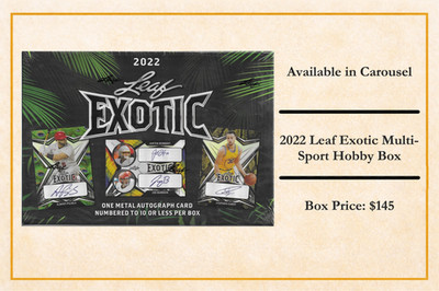 2022 Leaf Exotic Multi-Sport Hobby Box