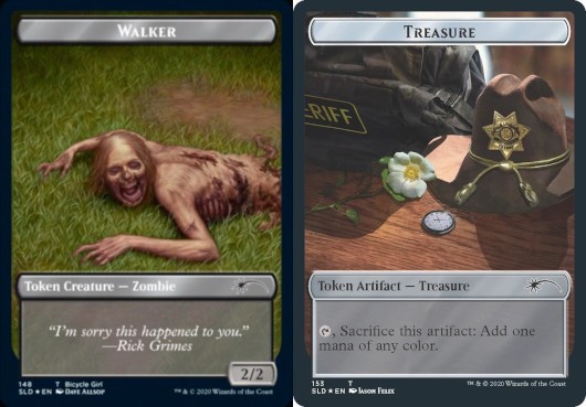 [1x] Walker (Bicycle Girl) Token // Treasure Token - Foil Near Mint, English Sec