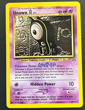 Pokémon TCG Unown [A] 33/75 Neo Discovery LP/MP on eBay