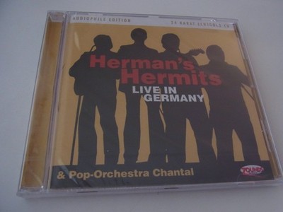 Hermans Hermits  /  Live in Germany    CD   Zounds   ( 24 Karat Gold )