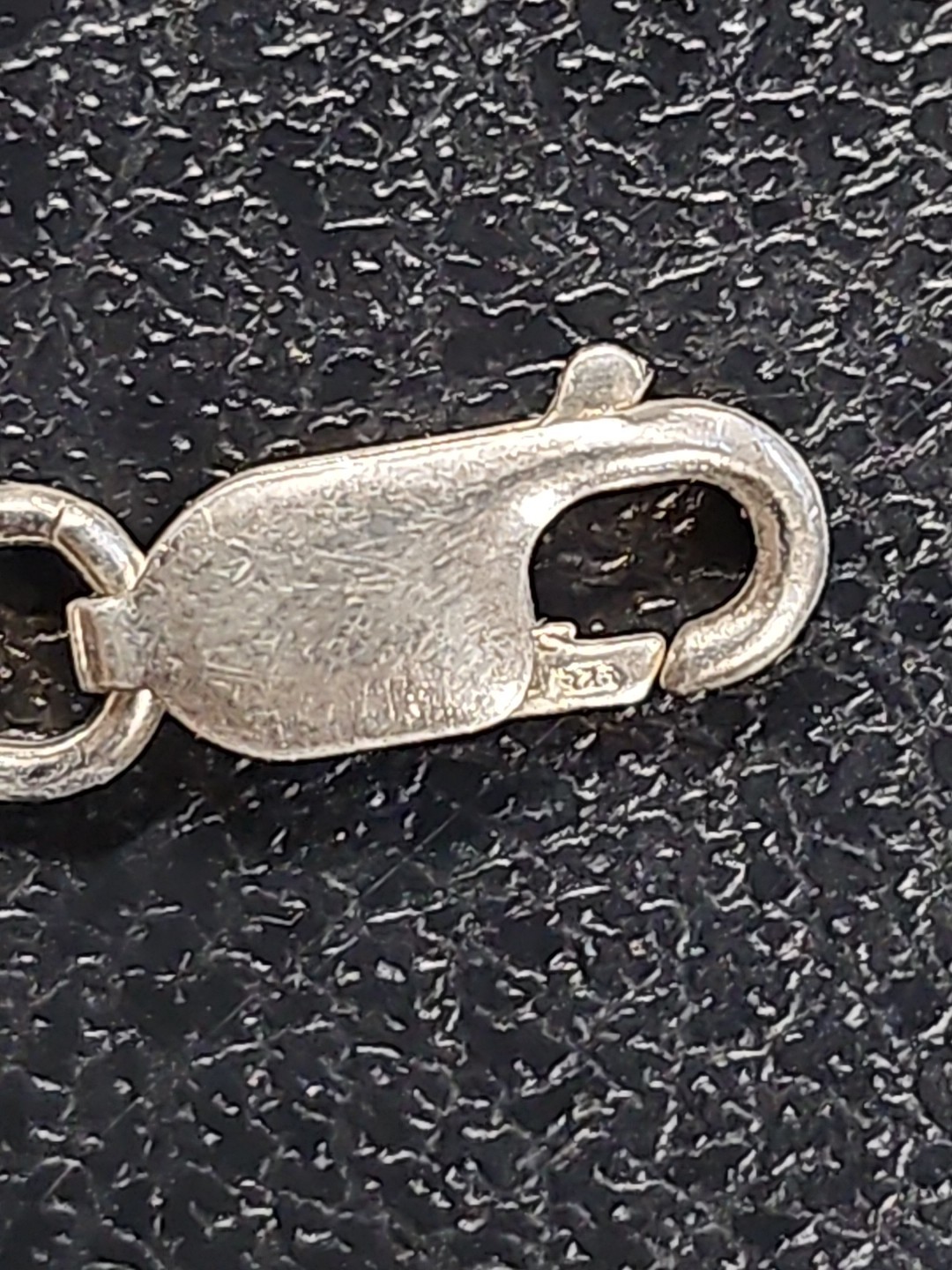 Solid Sterling Silver Curb Chain Bracelet Stamped… - image 7