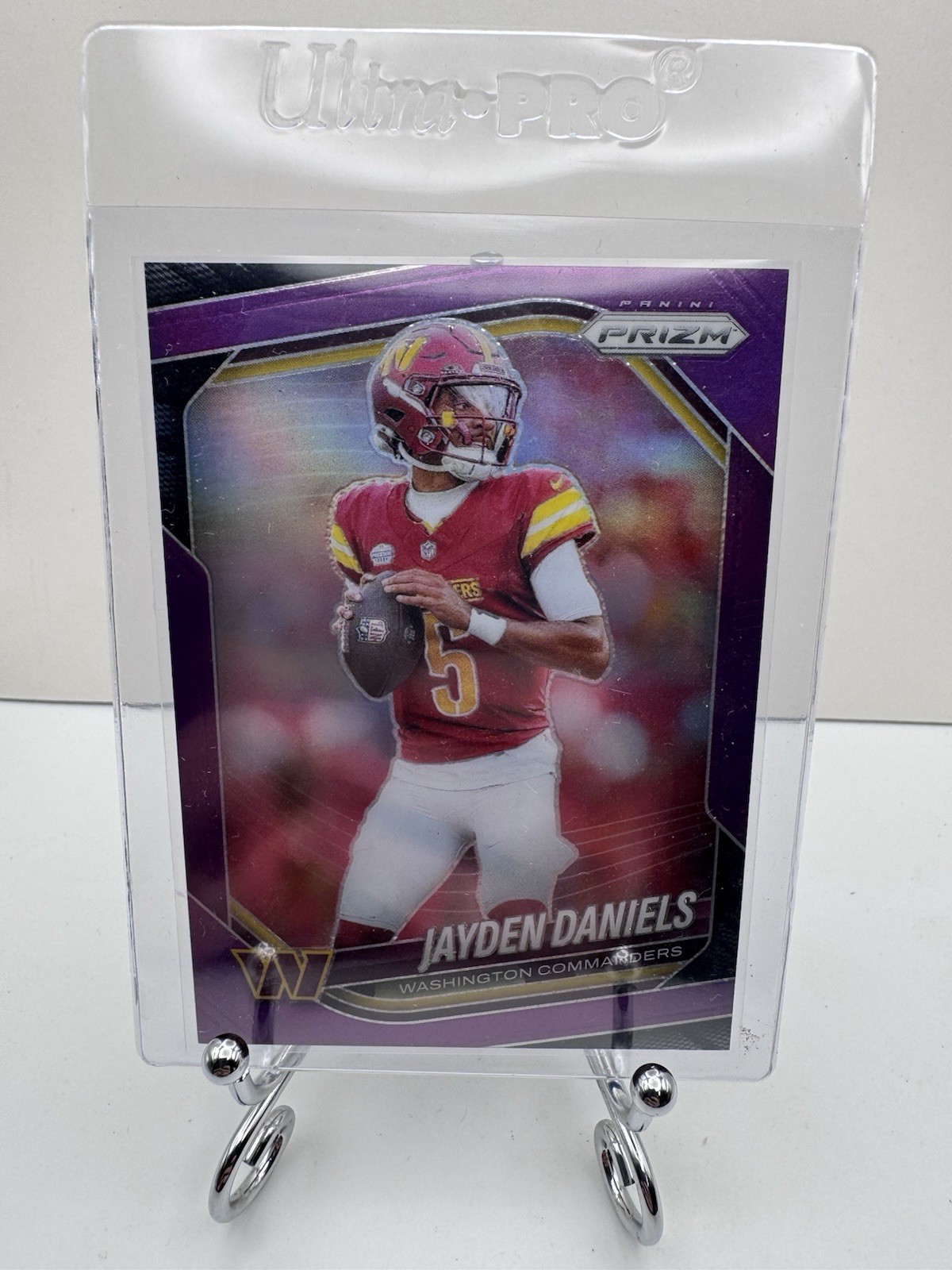 2025 Panini Prizm - Jayden Daniels #278 Purple Prizm /125