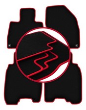 Fußmatten Automatten Velours Passform für Honda Civic VIII (UFO) 2006-2012 4-tlg