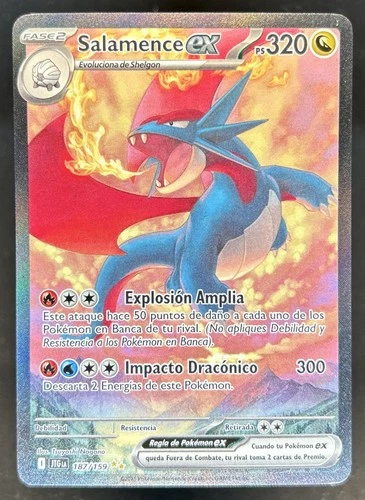 2025 Pokemon Journey Together Salamence ex #187/159