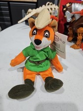 Vintage Disney Store Robin Hood 8" Beanie Bean Bag Plush Figure With Tag