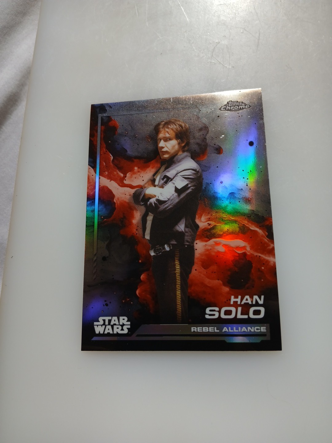 Han Solo - 2024 Topps Chrome Star Wars #102 Rainbow Refractor