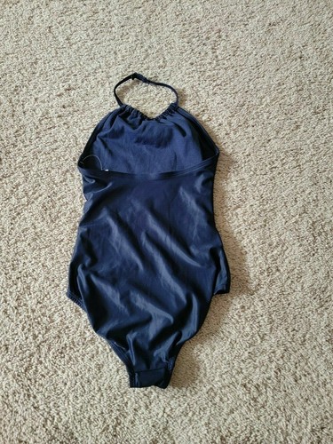 Gap Kids Navy Rainbow Foil Halter One Piece Swim Suit NWT Various Sizes - Picture 5 of 5