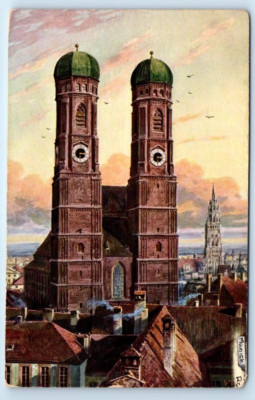 München - Munich - Frauenkirche GERMANY Postcard