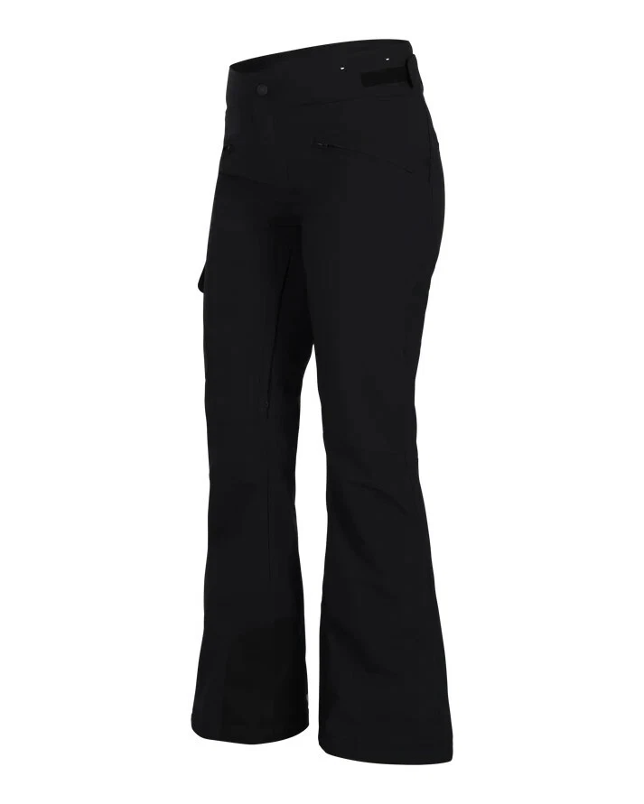 NWT Obermeyer Women's Milan Stretch Insulated Ski Snow Pants Black Mid Rise