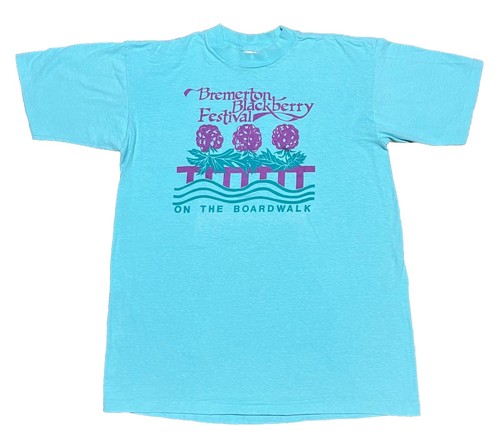Vintage Bremerton Blackberry Festival T-Shirt Mens XL Single Stitch 90s USA Made