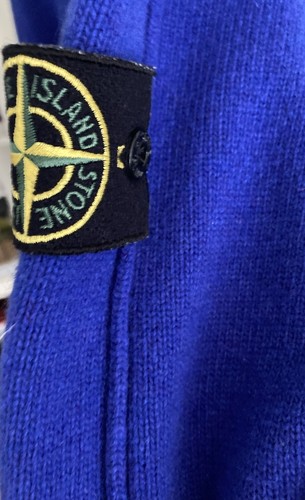 Stone Island 3XL Sweater Royal Blue 24.5 inches PTP Fits Like 2XL VGC - Picture 6 of 13