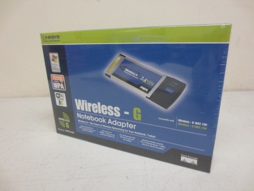 Cisco Linksys WPC54G Wireless-G Notebook Adapter CardBus Adaptor Card Laptop PC - 第 3/3 張圖片