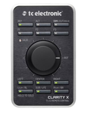TC Electronic Clarity X 7.1 5.1 Fernbedienung Controller Brandneu