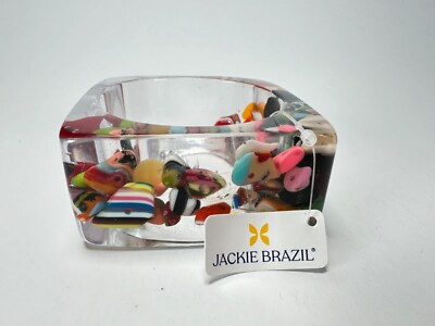 Jackie Brazil Armreif ''Solid Square'' Cascade 4 cm (B2056)