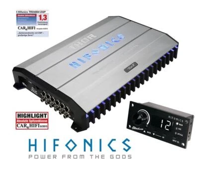 HIFONICS TRX-4004DSP 4-Kanal DSP Prozessor Verstärker mit Fernbedienung - Bild 1 von 4