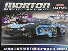 VRHTF NHRA RARE COOL "MORTON BROS MOUNTAIN MOTOR MUSTANG PRO STOCK" HAND OUT