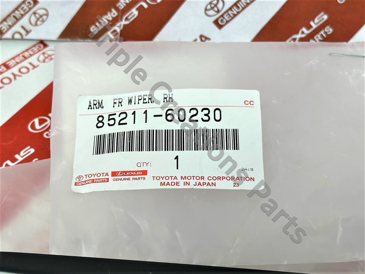 TOYOTA GENUINE 85211-60230 ARM, FRONT WIPER, RH 8521160230 | eBay