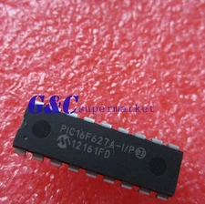 10PCS PIC16F627A-I/P Flash DIP18  dip-18 20MHz Microchip  NEW