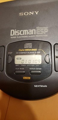 Sony D-265 CD Disc Man Walkman Portable CD Player From Japan 