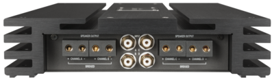 Brax GX2400 Black Long High End 4 Channel SQ Car Amplifier