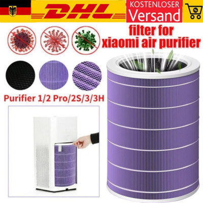 1X Filter Für Xiaomi Mi Air Purifier Pro/3H/ 3C/3/4 Luftreiniger Ersatz Filter