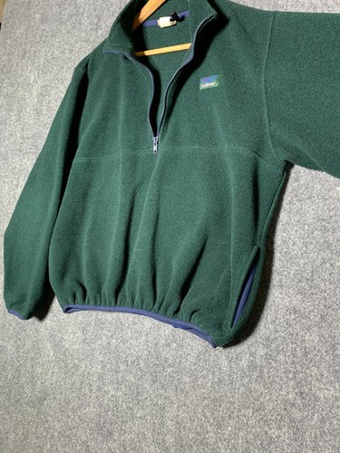 L.L. Bean Pullover Pulli Grün Damen Medium Fleece Langarm 1/4 Reißverschluss - Bild 11 von 18