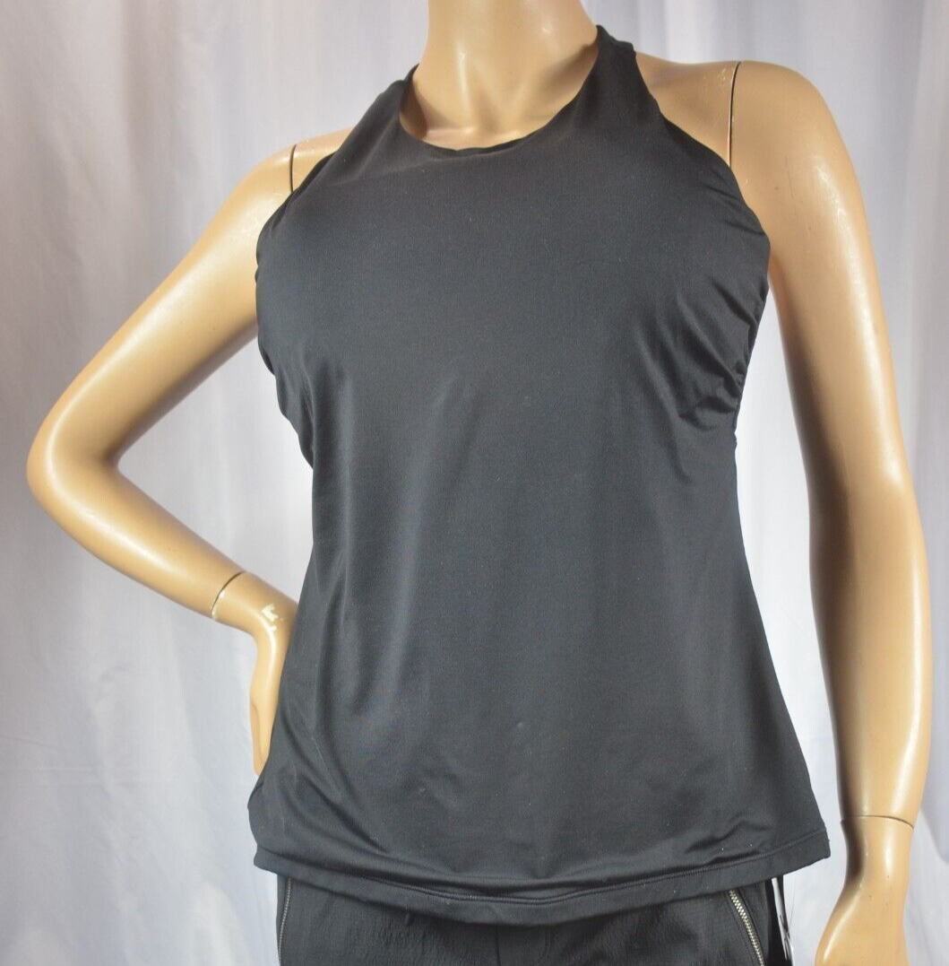 NWT $89 Athleta Size 36B/C Black Maldives High Neck Tankini Swimsuit Top  #405829 | eBay