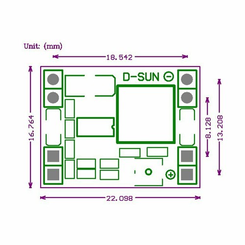 Digikey Mini Step Down Power Module 3.3V 3A Mini Step Down Power Supply Module DC-DC Converter Input 7V~28V ...