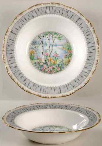 Royal Albert Silver Birch Rimmed Soup Bowl 619674 - Picture 1 of 1