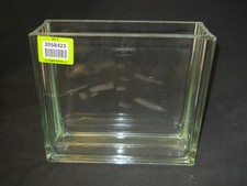Corning Glass 20cm Rectangular TLC Chromatography Developing Tank Cover, Chipped